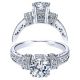 Taryn 14k White Gold Round Straight Engagement Ring TE3700W44JJ