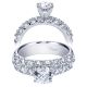 Taryn 14k White Gold Round Straight Engagement Ring TE4011W44JJ