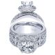 Taryn 14k White Gold Round Halo Engagement Ring TE4171W44JJ 