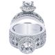 Taryn 14k White Gold Round Halo Engagement Ring TE4172W44JJ 