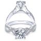 Taryn 14k White Gold Round Twisted Engagement Ring TE7805W44JJ 