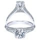 Taryn 14k White Gold Round Split Shank Engagement Ring TE7998W44JJ 