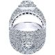 Taryn 18K White Gold Round Halo Engagement Ring TE8447W83JJ