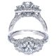 Taryn 14k White Gold Round Halo Engagement Ring TE8599W44JJ 