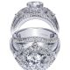 Taryn 18K White Gold Round Halo Engagement Ring TE8755W83JJ