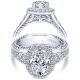 Taryn 14k White Gold Oval Halo Engagement Ring TE8807W44JJ 