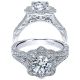 Taryn 14k White Gold Round Halo Engagement Ring TE8839W44JJ 