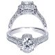 Taryn 14k White Gold Round Halo Engagement Ring TE8853W44JJ 