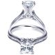 Taryn 14k White Gold Princess Cut Straight Engagement Ring TE8859W44JJ