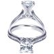 Taryn 14k White Gold Princess Cut Straight Engagement Ring TE8859W44JJ 