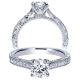Taryn 14k White Gold Round Straight Engagement Ring TE8923W44JJ 