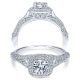 Taryn 14k White Gold Round Halo Engagement Ring TE911883R2W44JJ 