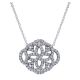 Gabriel Fashion 14 Karat Lusso Diamond Necklace NK4898W45JJ