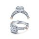 Verragio Parisian-123CU Platinum Engagement Ring