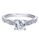 Gabriel 14 Karat Victorian Engagement Ring ER7999W44JJ