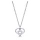 Gabriel Fashion Silver Eternal Love Heart Necklace NK4083SV5JJ