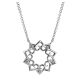 Gabriel Fashion Silver Blossoming Heart Necklace NK3944SV5JJ