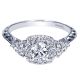 Gabriel 14 Karat Victorian Engagement Ring ER98659W44JJ