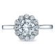 55-2RD65 Platinum Tacori Full Bloom Engagement Ring