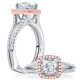 A.JAFFE Platinum Signature Engagement Ring MES633