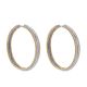 Gabriel Fashion 14 Karat Two-Tone Hoops Classic Earrings EG10345M45JJ