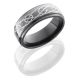 Lashbrook Z8DGE-Celtic7 Polish Zirconium Wedding Ring or Band