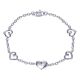 Gabriel Fashion Silver Trends Chain Bracelet TB3052SVJWS