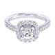 Gabriel 14 Karat Perfect Match Engagement Ring ER039B4AJW44JJ