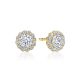 Tacori Full Bloom Diamond Stud Earrings 18k FE803RD5Y