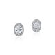 Tacori Oval Bloom Diamond Earrings 18k FE811RDOV5