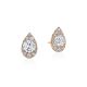 Tacori Pear Bloom Diamond Earrings 18k FE811RDPS5PK