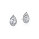 Tacori Pear Bloom Diamond Earrings FE811RDPS65PLT Platinum 