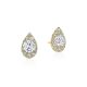Tacori Pear Bloom Diamond Earrings 18k FE811RDPS65Y
