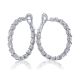 Tacori Diamond Hoop Earrings 18k FE812