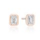 Tacori Allure Emerald Diamond Stud Earring FE823EC55X4LDPK