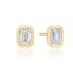 Tacori Allure Emerald Diamond Stud Earring FE823EC55X4LDY