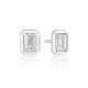 Tacori Allure Emerald Diamond Stud Earring FE823EC7X5LD