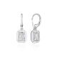 Tacori Allure Emerald Diamond French Wire Earring FE824EC65X45LD