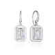 Tacori Allure Emerald Diamond French Wire Earring FE824EC85X6LD