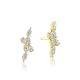 Tacori Stilla Pear Diamond Earrings in 18k Yellow Gold FE829Y