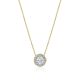 FP809RD55Y Tacori18k Single Bloom Diamond Necklace