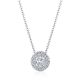 FP810RD5 Tacori 18k Double Bloom Diamond Necklace