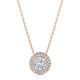 FP810RD5PK Tacori 18k Double Bloom Diamond Necklace