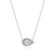 FP811ERDPS5PLT Tacori Platinum Pear Bloom Diamond Necklace