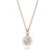 FP812RD5LDPK Tacori 18k Rose Gold Allure Diamond Necklace