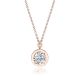 FP812RD65LDPK Tacori 18k Rose Gold Allure Diamond Necklace