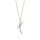 FP829Y Tacori 18k Yellow Gold Pear Diamond Pendant