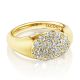 FR815SY Tacori Crescent Eclipse 360° Dome Diamond Ring 18 Karat Fine Jewelry