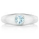 FR817RD5BT Tacori Allure Domed Sky Blue Topaz Ring 18 Karat Fine Jewelry