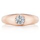 FR817RD5LDPK Tacori Allure Domed Diamond Ring 18 Karat Fine Jewelry